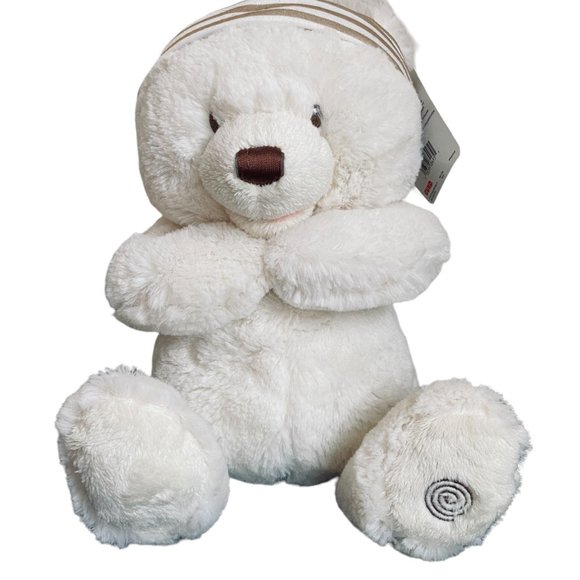 Gund Animated Goodnight Prayer Bear 15" Plush Stuffed Animal With Sound Music - Picture 1 of 11